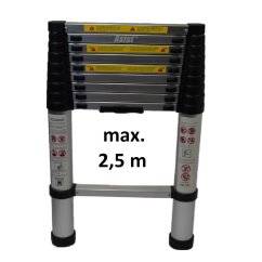 Teleskopický žebřík Alu, 2,5m ASIST AR99-6250
