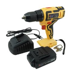 Aku vrtačka 20V 2,0Ah v kufru s automatickým kompresorem 10Bar