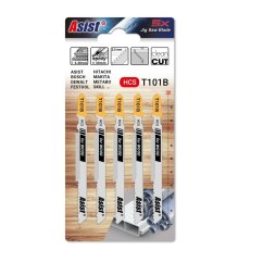 Pilové listy k přímočaré pile na dřevo a plast - 5ks ASIST 05-5105