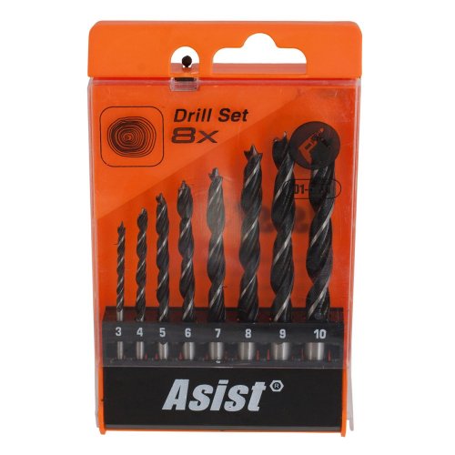 Sada vrtáků do dřeva, 8ks ASIST 01-5211