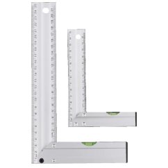 Sada ALU úhelníků s vodováhou ASIST 47-1220