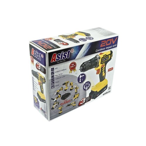 Aku vrtačka 20V 1,5Ah, AE2V20A-151P ASIST, řada AKU GANG!