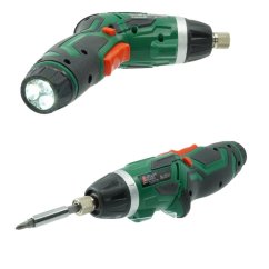 2v1 Aku šroubovák se svítilnou, 3,6V Li-ion, 52ks příslušenství ASIST AE2S03DN-52