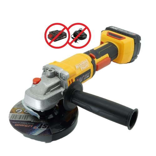 Aku úhlová bruska 20V, 125mm brushless ASIST AE3U20AB, řada AKU GANG!