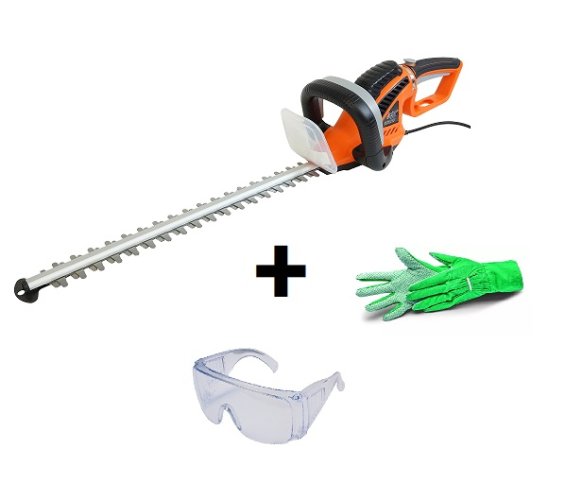 Nůžky na živý plot 620W/550mm ASIST AE9K62 + ZDARMA rukavice a ochranné brýle