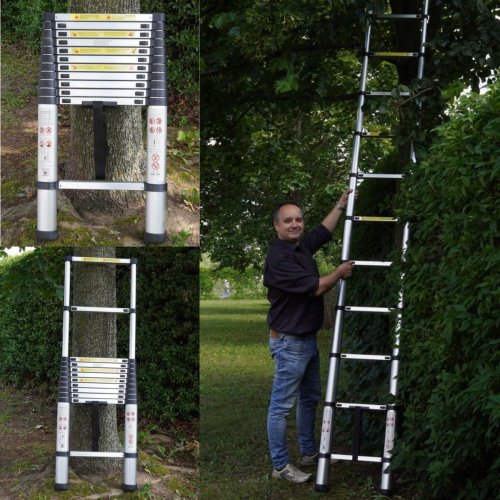 Teleskopický žebřík Alu, 2,5m ASIST AR99-6250