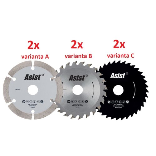 Segmentový diamantový kotouč k AE5KR55DN-BMC, 2ks ASIST AE5A020