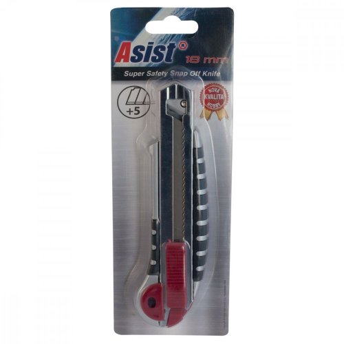 Ulamovací nůž 18mm+5 náhradních čepelí ASIST 61-1518